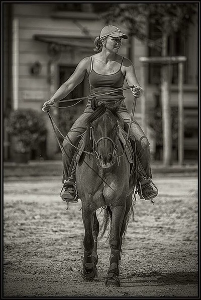 Stage de Reining avec Sandra Jordan - 8 août 2015