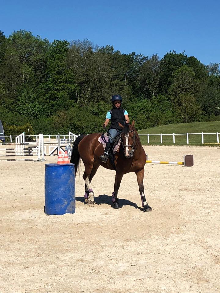 Stage de Barrel Racing avec Sandra Jordan au Chalet-à-Gobet - 2 juin 2019