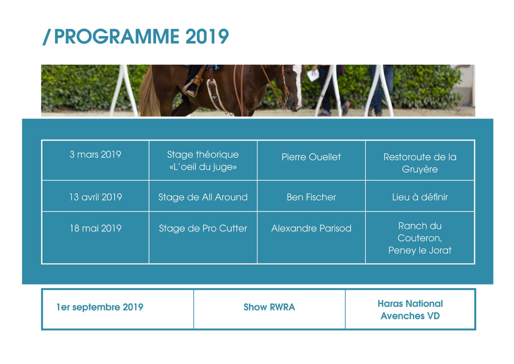 Stages 2019