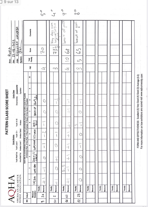 Score sheet 5