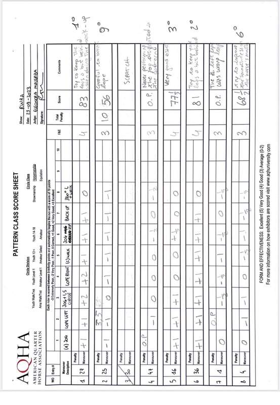Score sheet 6
